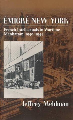 Cover of Emigré New York by Jeffrey Mehlman