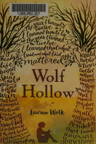 Cover of Wolf Hollow by Lauren Wolk