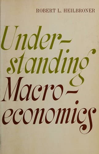 Cover of Comprendre la macroéconomie by Robert L. Heilbroner