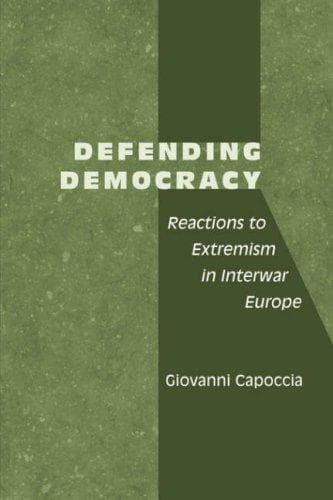 Cover of Defending democracy by Giovanni Capoccia