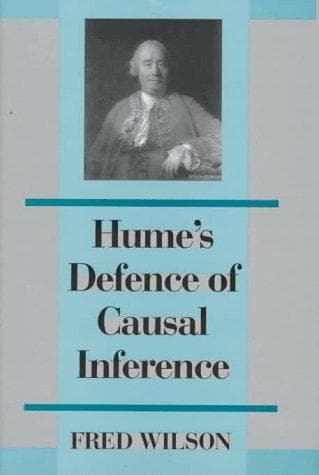 Cover of Hume's defence of causal inference by Wilson, Fred
