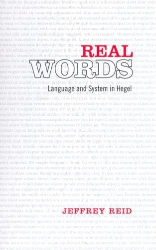 Cover of Real Words by Jeffrey Reid