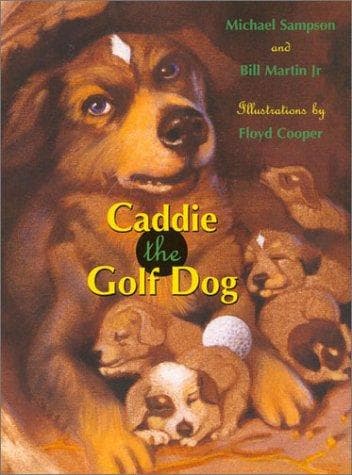 Cover of Caddie, the golf dog by Michael R. Sampson
