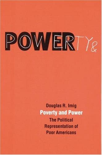 Cover of Poverty and power by Douglas R. Imig