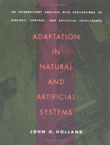 Cover of Adaptation in natural and artificial systems by Holland, John H