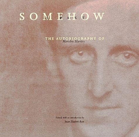 Cover of Somehow a Past by Marsden Hartley