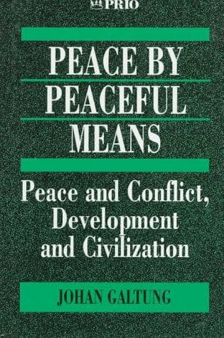Cover of Peace by peaceful means by Johan Galtung
