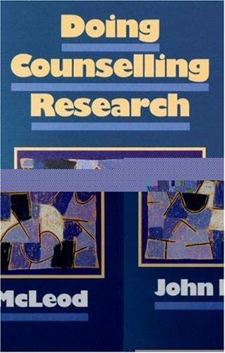 Cover of Doing counselling research by McLeod, John