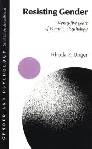 Cover of Resisting gender by Rhoda Kesler Unger