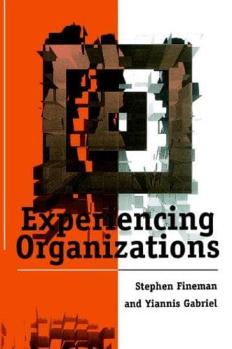 Cover of Experiencing organizations by Stephen Fineman