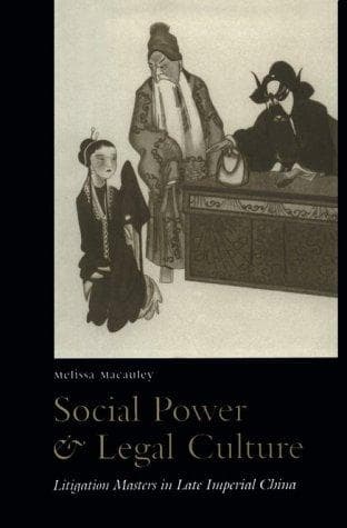 Cover of Social power and legal culture by Melissa Ann Macauley