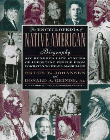 Cover of The encyclopedia of Native American biography by Bruce E. Johansen