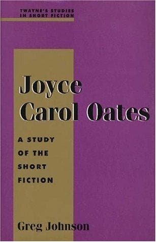 Cover of Joyce Carol Oates by Greg Johnson