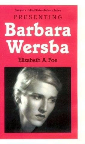 Cover of Presenting Barbara Wersba by Elizabeth Ann Poe