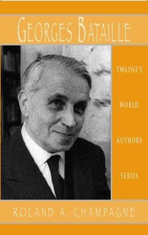 Cover of Georges Bataille by Roland A. Champagne