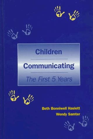 Cover of Children communicating by Beth Haslett