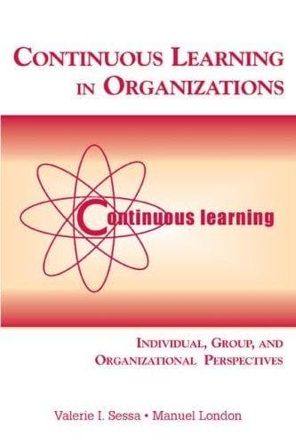 Cover of Continuous learning in organizations by Valerie I. Sessa