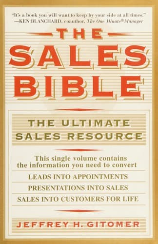 Cover of The sales bible by Jeffrey H. Gitomer