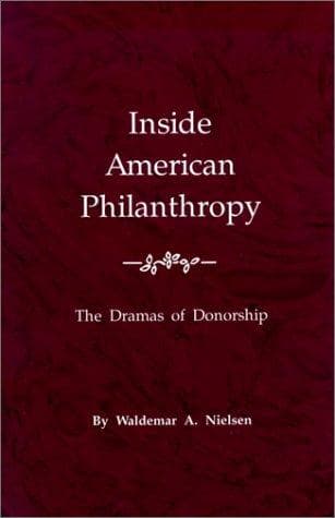 Cover of Inside American philanthropy by Waldemar A. Nielsen