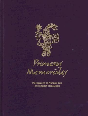 Cover of Primeros memoriales by Bernardino de Sahagún