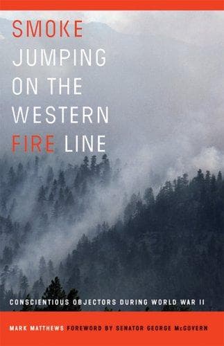 Cover of Smoke jumping on the Western fire line by Mark Matthews