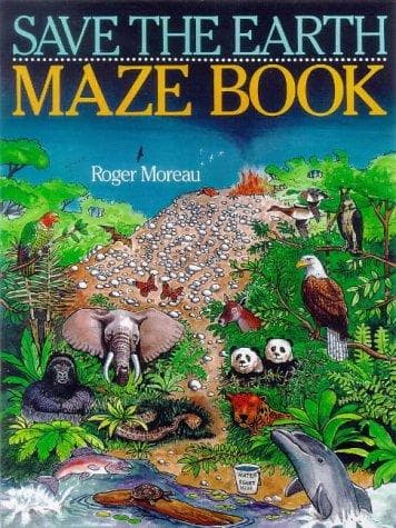 Cover of Save the earth maze book by Moreau, Roger