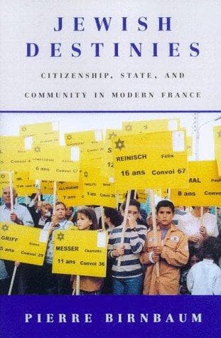 Cover of Jewish Destinies by Pierre Birnbaum