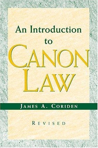 Cover of An Introduction to Canon Law by James A. Coriden