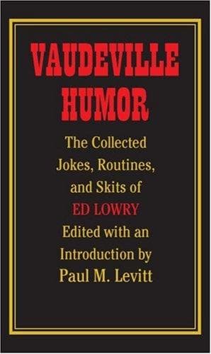 Cover of Vaudeville humor by Ed Lowry