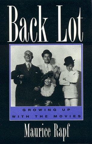 Cover of Back lot by Maurice Rapf