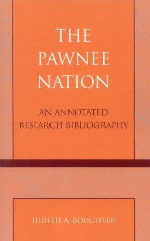Cover of Pawnee Nation by Judith A. Boughter