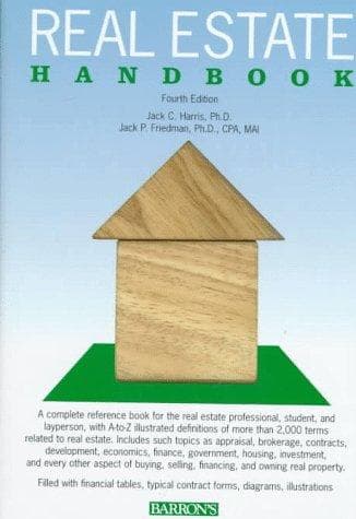 Cover of Barron's real estate handbook by Jack C. Harris