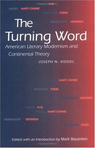 Cover of The turning word by Joseph N. Riddel