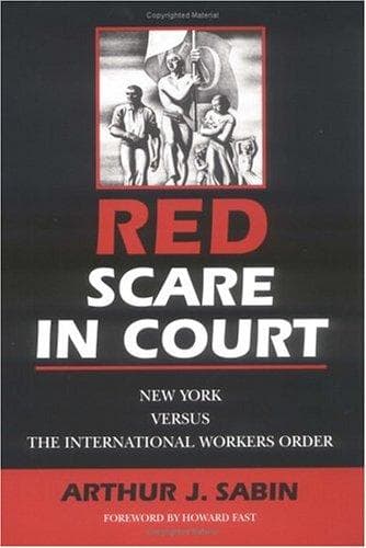 Cover of Red Scare in Court by Arthur J. Sabin