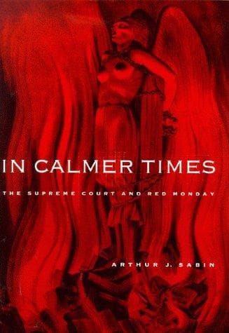 Cover of In calmer times by Arthur J. Sabin
