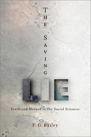 Cover of The Saving Lie by Bailey, F. G