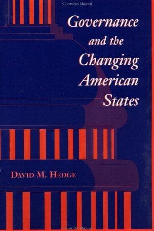 Cover of Governance and the changing American states by David Hedge