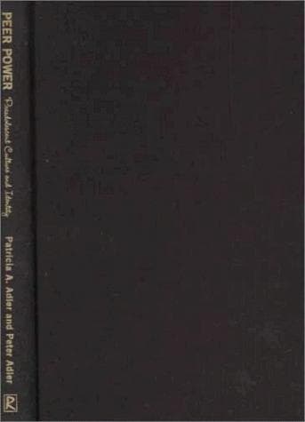 Cover of Peer power by Patricia A. Adler