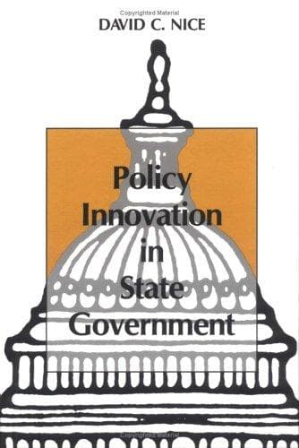 Cover of Policy innovation in state government by David C. Nice