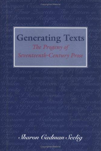 Cover of Generating texts by Sharon Cadman Seelig