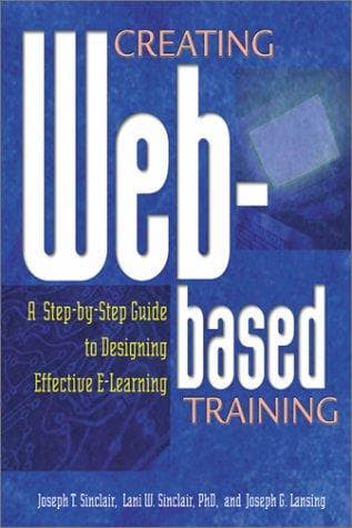 Cover of Creating Web-based training by Joseph T. Sinclair