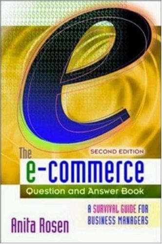 Cover of The E-Commerce Question and Answer Book by Anita Rosen