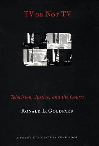 Cover of TV or Not TV by Ronald L. Goldfarb