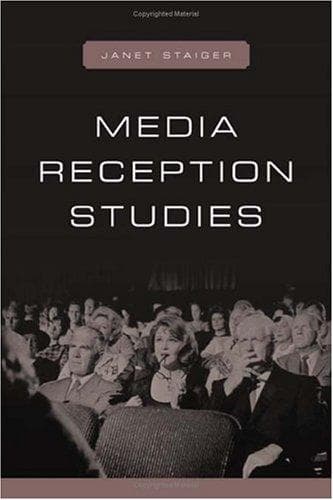 Cover of Media reception studies by Janet Staiger