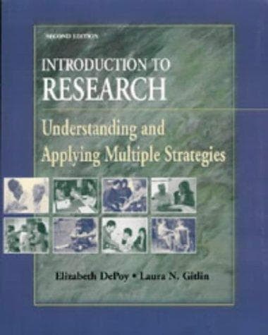 Cover of Introduction to Research by Elizabeth DePoy