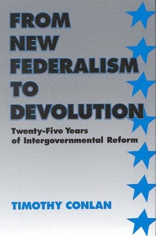 Cover of From new federalism to devolution by Timothy J. Conlan