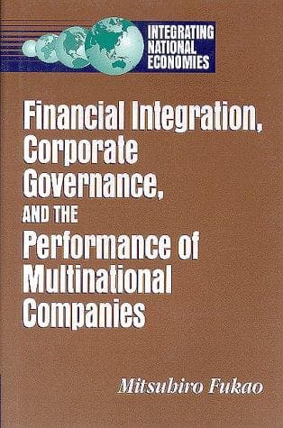 Cover of Financial integration, corporate governance, and the performance of multinational companies by Fukao, Mitsuhiro
