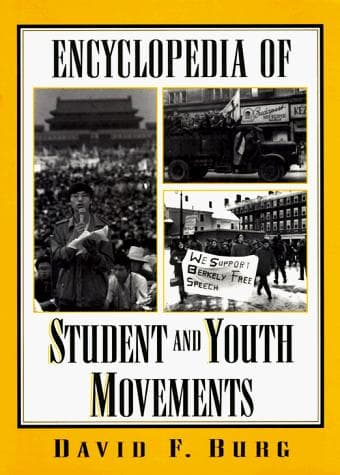 Cover of Encyclopedia of student and youth movements by David F. Burg