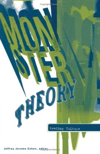 Cover of Monster Theory by Jeffrey J. Cohen