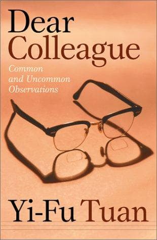 Cover of Dear colleague by Yi-fu Tuan